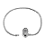 Pulseira Berloque Fecho Coração Com Zircônia Fio 2,4mm Prata 925 Legítima - Imagem 7