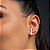 Brinco Barra Ear Hook Liso Prata 925 Legítima - Imagem 2
