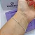 Pulseira Feminina Trio de Cruz Prata 925 Legítima - Imagem 2