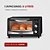 Forno Elétrico Mondial Fr-09 Pratic Cook 6l 650w Preto/inox 220v - Imagem 6
