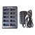 Carregador Baterias Eartec Ultralite Intercom Hubx10 + Fonte - Imagem 3