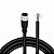 Cabo M12 Fêmea 8 Pinos 5m Flamar - CD112M PVC/PUR - Imagem 1