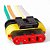 Chicote Conector Fêmea Rainha Das Sete - 4 Vias 7734 - Imagem 1