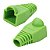 Kit 9 Conector Rj45 com Capa Verde - Imagem 3