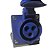 Tomada Industrial Sobrepor 2p+t 6h - 220vca - 16a Azul - Imagem 4