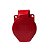 Tomada Industrial De Embutir Vermelho 3p+t+n 16a 6h 380-440v - Imagem 1