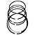 KIT ANEL DE SEGMENTO P/MOTOR  1-40026493 RING SET - Imagem 2