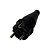 Plugue Macho em Borracha 2P Schuko 250V/16A SB-2076/N - Imagem 1