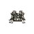 KIt 100 Bloco Terminais de Passagem 2,5mm² 20A 800V 10200000 - Imagem 2