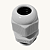KIT 20 Prensa Cabo Nylon M20 Citex M20 Branco - Imagem 3