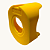 Proteção Guarda Alta para Botão de Emergência 22mm Amarelo - Imagem 1