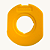 Proteção Guarda Alta para Botão de Emergência 22mm Amarelo - Imagem 2