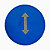 KIT 5 Botao Comando Azul 22mm Giovenzana - PL005085-COM - Imagem 3