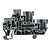 Bloco terminal dois níveis 1 condutor/1 pino 2,5 mm² 870-127 - Imagem 1