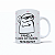 Caneca porcelana branca Flork - Imagem 1