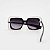 ÓCULOS DE SOL TRITON EYEWEAR QUADRADO ACETATO PRETO COM TRANSPARENTE - Imagem 4
