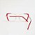 ÓCULOS DE GRAU TRITON EYEWEAR GATINHO ACETATO VERMELHO COM DOURADO - Imagem 4