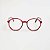 ÓCULOS DE GRAU TRITON EYEWEAR REDONDO ACETATO VERMELHO - Imagem 2