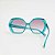 ÓCULOS DE SOL TRITON EYEWEAR HEXAGONAL ACETATO AZUL - Imagem 4