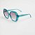 ÓCULOS DE SOL TRITON EYEWEAR HEXAGONAL ACETATO AZUL - Imagem 1