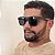 ÓCULOS DE SOL TRITON EYEWEAR POLARIZADO QUADRADO ACETATO PRETO - Imagem 2