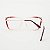 ÓCULOS DE GRAU TRITON EYEWEAR GATINHO ACETATO VERMELHO - Imagem 4