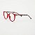 ÓCULOS DE GRAU TRITON EYEWEAR REDONDO ACETATO VERMELHO - Imagem 1
