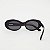 ÓCULOS DE SOL TRITON EYEWEAR INFANTIL OVAL ACETATO PRETO - Imagem 3