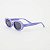 ÓCULOS DE SOL TRITON EYEWEAR INFANTIL OVAL ACETATO LILÁS - Imagem 1