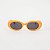 ÓCULOS DE SOL TRITON EYEWEAR INFANTIL OVAL ACETATO LARANJA - Imagem 2