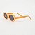 ÓCULOS DE SOL TRITON EYEWEAR INFANTIL OVAL ACETATO LARANJA - Imagem 1