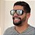 ÓCULOS DE SOL TRITON EYEWEAR QUADRADO ACETATO PRETO - Imagem 2