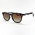 ÓCULOS DE SOL TRITON EYEWEAR POLARIZADO QUADRADO ACETATO MARROM FOSCO - Imagem 1