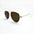 ÓCULOS DE SOL TRITON EYEWEAR AVIADOR METAL DOURADO - Imagem 1