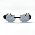 ÓCULOS DE SOL TRITON EYEWEAR OVAL METAL PRETO - Imagem 2
