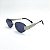 ÓCULOS DE SOL TRITON EYEWEAR OVAL METAL PRATA - Imagem 1