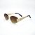ÓCULOS DE SOL TRITON EYEWEAR OVAL METAL DOURADO - Imagem 1