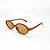 ÓCULOS DE SOL TRITON EYEWEAR OVAL ACETATO LARANJA - Imagem 1