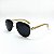 ÓCULOS DE SOL TRITON EYEWEAR POLARIZADO AVIADOR METAL DOURADO - Imagem 1