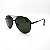 ÓCULOS DE SOL TRITON EYEWEAR POLARIZADO AVIADOR METAL PRETO - Imagem 1