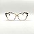 ÓCULOS DE GRAU TRITON EYEWEAR GATINHO ACETATO BEGE - Imagem 2