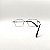 ÓCULOS DE GRAU TRITON EYEWEAR RETANGULAR METAL PRATA - Imagem 3
