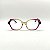 ÓCULOS DE GRAU TRITON EYEWEAR QUADRADO ACETATO BEGE E ROSA - Imagem 2
