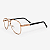 ARMAÇÃO DE GRAU TRITON EYEWEAR AVIADOR METAL DOURADO - Imagem 1