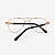 ARMAÇÃO DE GRAU TRITON EYEWEAR AVIADOR METAL DOURADO - Imagem 3