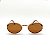 ÓCULOS DE SOL TRITON EYEWEAR OVAL METAL COBRE - Imagem 2