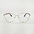 ÓCULOS DE GRAU TRITON EYEWEAR GATINHO METAL DOURADO - Imagem 2