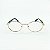 ÓCULOS DE GRAU TRITON EYEWEAR OVAL METAL ROSE - Imagem 2