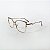 ÓCULOS DE GRAU TRITON EYEWEAR GATINHO METAL DOURADO - Imagem 1
