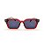 ÓCULOS DE SOL TRITON EYEWEAR QUADRADO ACETATO VERMELHO - Imagem 2